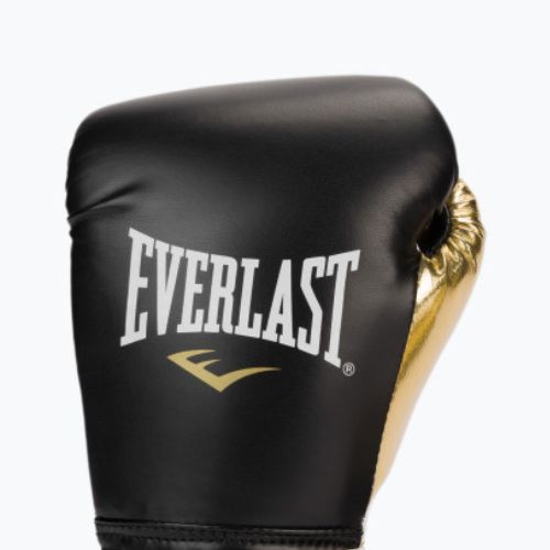 Mănuși de box EVERLAST Powerlock Pu, negru, 2200 BLK/GOLD-10 oz