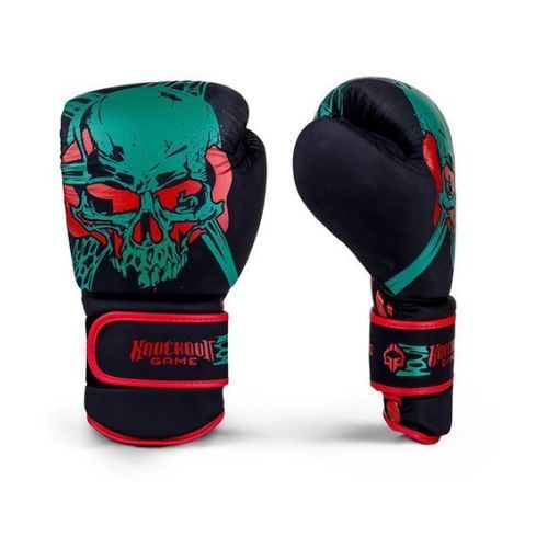 Mănuși de box pentru bărbați GroundGame Toxic, negru, 21BOXGLOTOX10