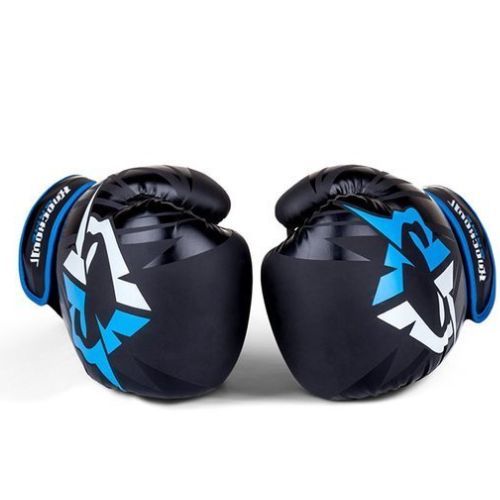 Mănuși de box pentru bărbați GroundGame Logo 2.0, negru, 21BOXGLOLOG210