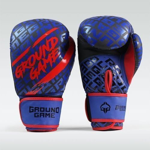 Mănuși de box pentru bărbați GroundGame Impact, mov, BOXGLOIMPAC10