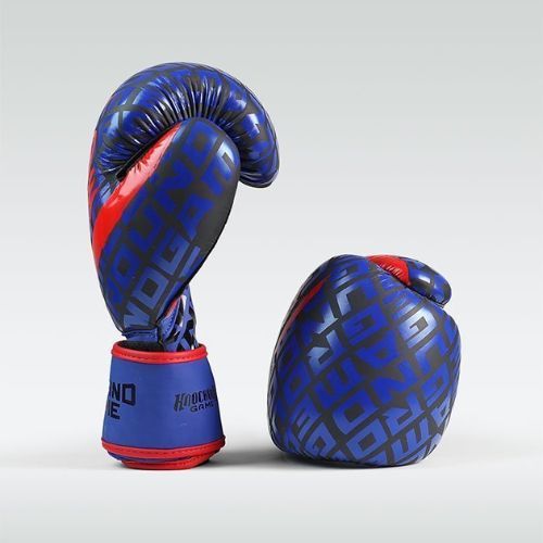 Mănuși de box pentru bărbați GroundGame Impact, mov, BOXGLOIMPAC10