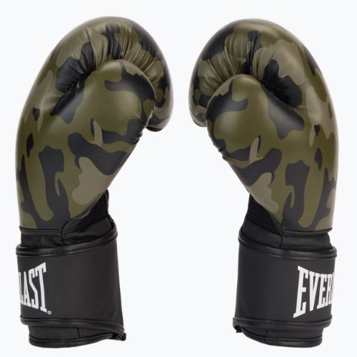 Mănuși de box EVERLAST Spark, verde, EV2150 CAMO-12 oz