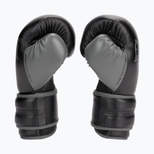 Mănuși de box pentru bărbați EVERLAST Powerlock Pu, negru, EV2200 BLK-10 oz.