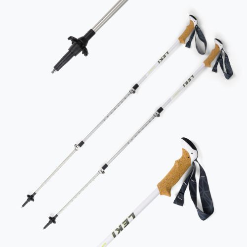 Bețe de trekking pentru femei LEKI Cressida, alb, 6492119