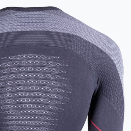 Bluză termică pentru bărbați UYN Evolutyon UW Shirt charcoal/white/red