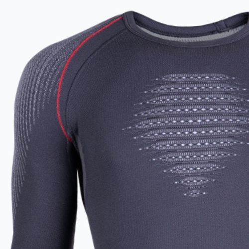 Bluză termică pentru bărbați UYN Evolutyon UW Shirt charcoal/white/red