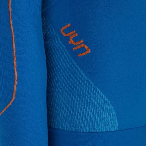 Hanorac termic pentru bărbați UYN Evolutyon UW Shirt blue/blue/orange shiny