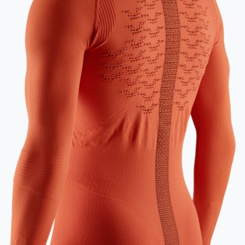 Tricou termic cu mânecă lungă pentru bărbați X-Bionic The Trick 4.0 Run, portocaliu, TRRT06W19M