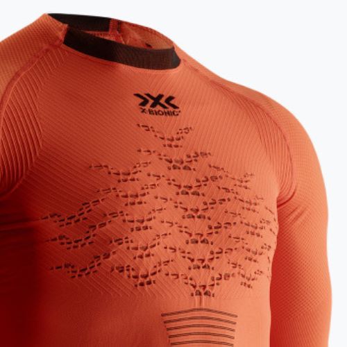 Tricou termic cu mânecă lungă pentru bărbați X-Bionic The Trick 4.0 Run, portocaliu, TRRT06W19M