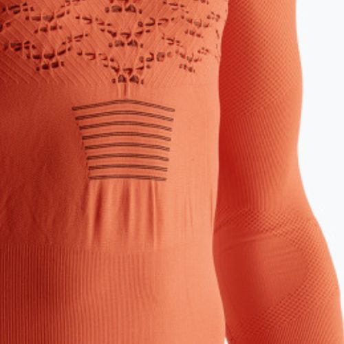 Tricou termic cu mânecă lungă pentru bărbați X-Bionic The Trick 4.0 Run, portocaliu, TRRT06W19M