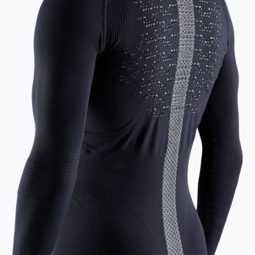 Tricou termic cu mânecă lungă pentru bărbați X-Bionic The Trick 4.0 Run, negru, TRRT06W19M
