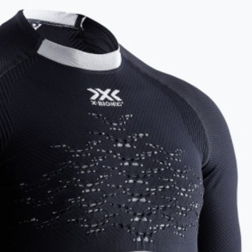 Tricou termic cu mânecă lungă pentru bărbați X-Bionic The Trick 4.0 Run, negru, TRRT06W19M