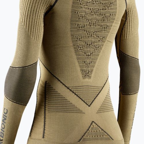 Tricou termic cu mânecă lungă pentru femei X-Bionic Radiactor 4.0, auriu, RAWTXXW19W