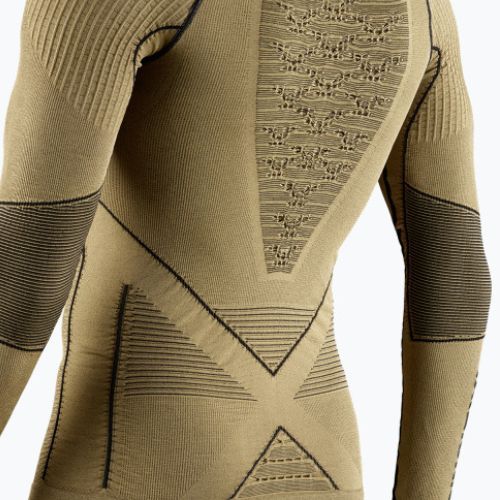 Tricou termic cu mânecă lungă X-Bionic Radiactor 4.0, auriu, RAWTXXW19M