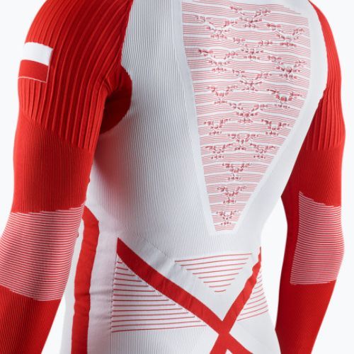 Tricou termic cu mânecă lungă pentru bărbați X-Bionic Energy Accumulator 4.0 Patriot Poland, alb, EAWT53W19M