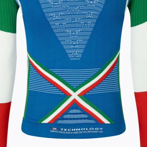 Tricou termic cu mânecă lungă X-Bionic Energy Accumulator 4.0 Patriot Italy, albastru, EAWT45W19M