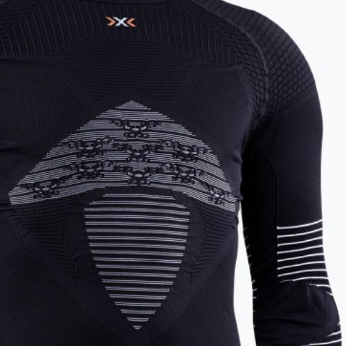 Tricou termic cu mânecă lungă X-Bionic Energizer 4.0, negru, NGYT06W19M
