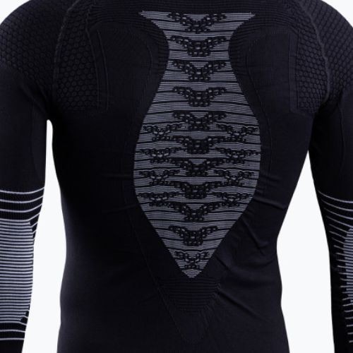 Tricou termic cu mânecă lungă X-Bionic Energizer 4.0, negru, NGYT06W19M