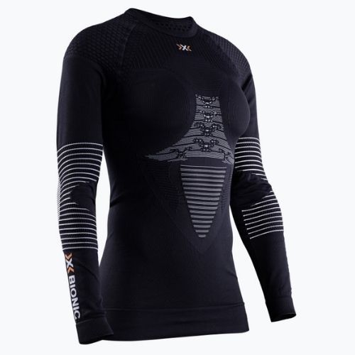 Bluză termică pentru femei X-Bionic Energizer 4.0 opal black/arctic white