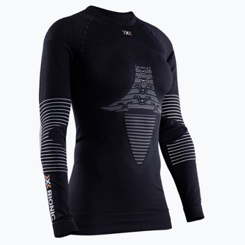 Tricou termic cu mânecă lungă pentru femei X-Bionic Energizer 4.0, negru, NGYT06W19W