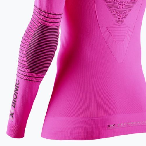 Tricou termic cu mânecă lungă pentru femei X-Bionic Energizer 4.0, roz, NGYT06W19W