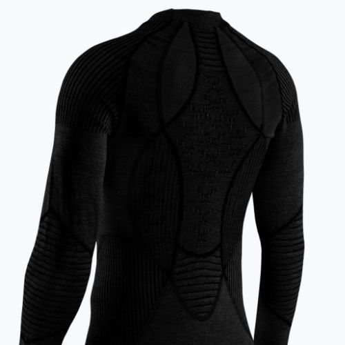 Tricou termic cu mânecă lungă pentru femei X-Bionic Apani 4.0 Merino, negru, APWT06W19W