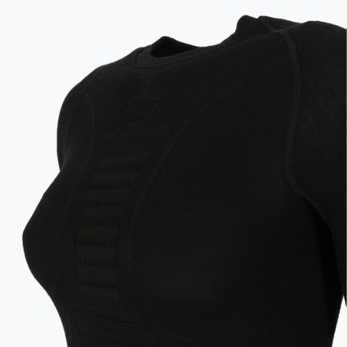 Bluză termică damă X-Bionic Apani 4.0 Merino black/black
