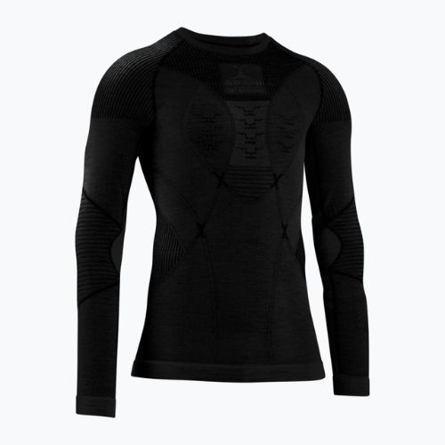 Bluză termică pentru bărbați X-Bionic Apani 4.0 Merino black/black