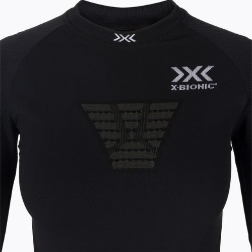 Bluză termică damă X-Bionic Invent 4.0 Run Speed black/charcoal