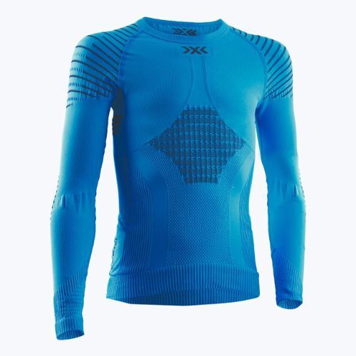 Tricou termic cu mânecă lungă pentru copii LS X-Bionic Invent 4.0, albastru, INYT06W19J