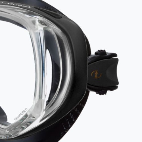 Mască de înot TUSA Tri-Quest Fd Mask, negru, M-3001