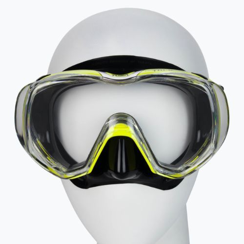Mască de înot TUSA Tri-Quest Fd Mask, galben, M-3001