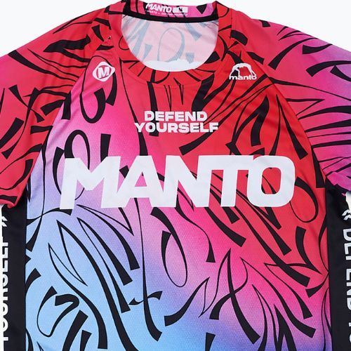 Tricou de antrenament pentru bărbați MANTO Multi Gradient, albastru, MNR513_BLU/RED_2S