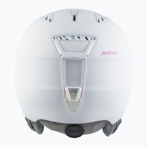 Cască de schi Alpina Grand white rose matt