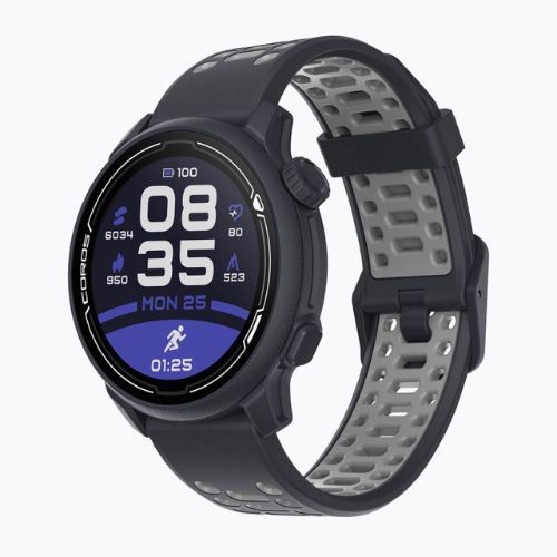COROS PACE 2 Premium GPS GPS Silicone Band sport ceas negru WPACE2-NVY