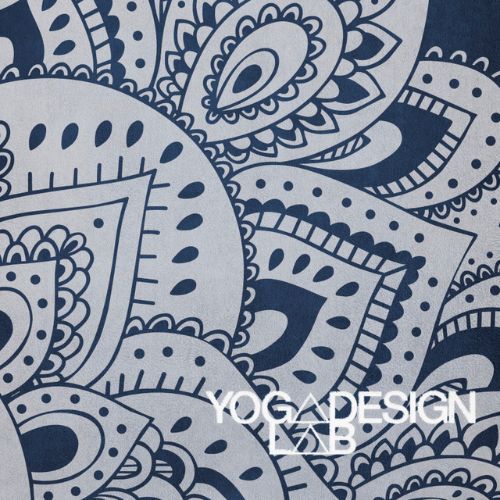 Saltea de yoga YogaDesignLab Combo Yoga, bleumarin, CM-1.5-Mandala Sapphire
