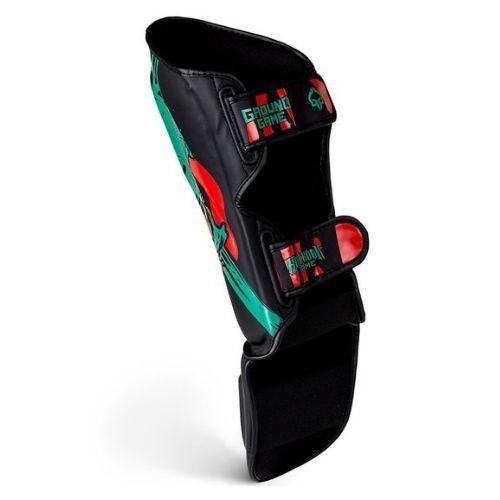 Ground Game Protecții pentru tibia verde toxic 21SHINGUARTOXS
