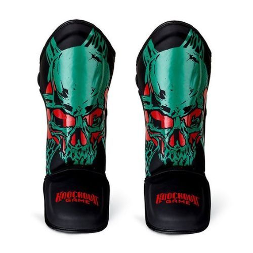 Ground Game Protecții pentru tibia verde toxic 21SHINGUARTOXS