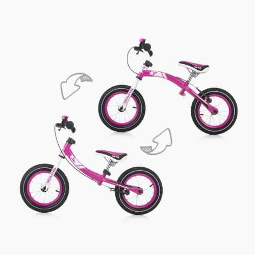 Bicicletă fără pedale pentru copii Milly Mally Young, roz, 391
