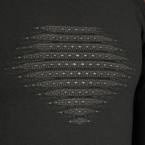 Bluză termică pentru bărbați UYN Evolutyon Comfort UW Shirt charcoal/white/red