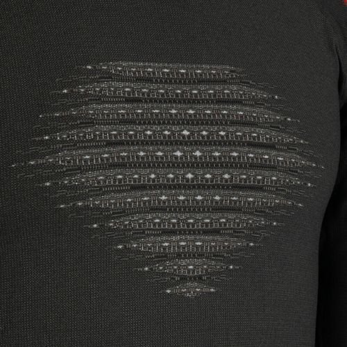 Hanorac termic pentru bărbați UYN Evolutyon Comfort UW Shirt charcoal/white/red