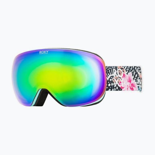 Ochelari de snowboard pentru femei ROXY Popscreen NXT J 2021 true black ubuda/nxt varia ml green