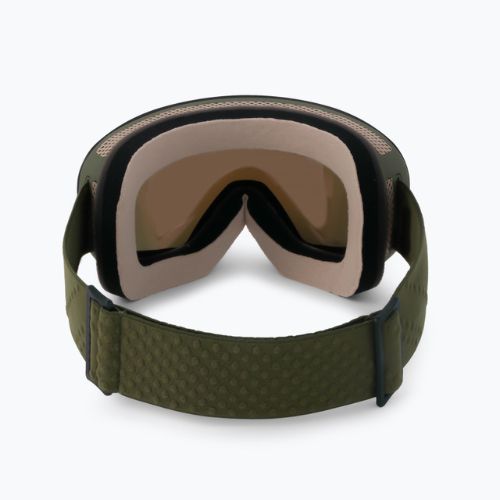 Ochelari de snowboard pentru femei ROXY Popscreen Cluxe J 2021 burnt olive/sonar ml revo red