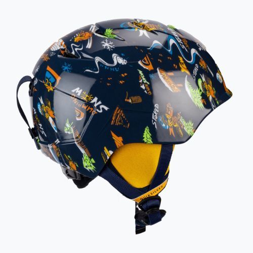 Copii Quiksilver Slush B HLMT Snowboard Cască de snowboard albastru marin EQBTL03018-BSN6