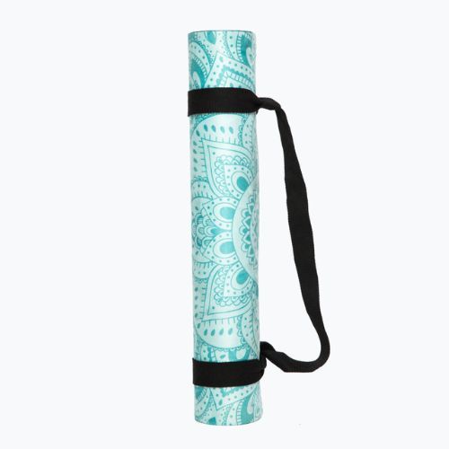 Saltea de yoga YogaDesignLab Combo Yoga, albastru, CM-3.5-Mandala Turquoise