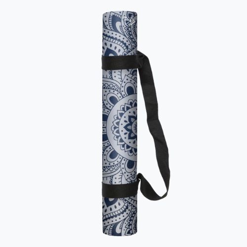 Saltea de yoga YogaDesignLab Combo Yoga, bleumarin, CM-3.5-Mandala Sapphire