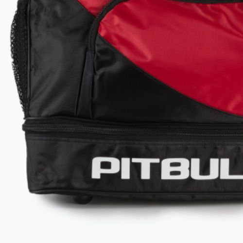 Sac de antrenament Pitbull West Coast Big Duffle Bag Logo Pitbull Sports black/red