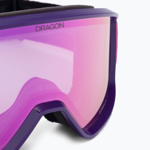 Ochelari de schi Dragon DXT OTG roz-purpuriu