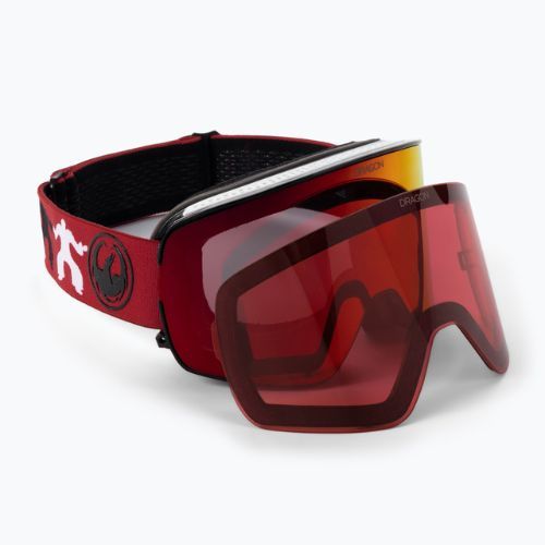 Ochelari de schi Dragon NFX2 negru/roșu 40458-023