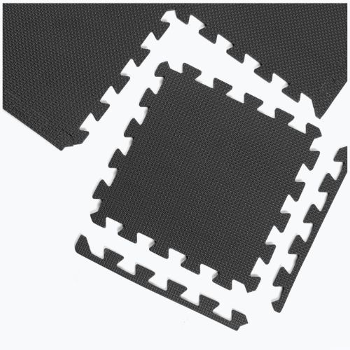 Pure2Improvează covorul de protecție negru Puzzle-8 buc 2814